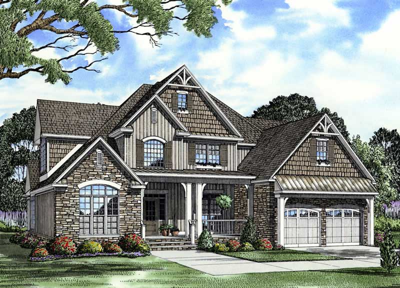 4 Bedrm 2755 Sq Ft Craftsman  House  Plan  153 1934