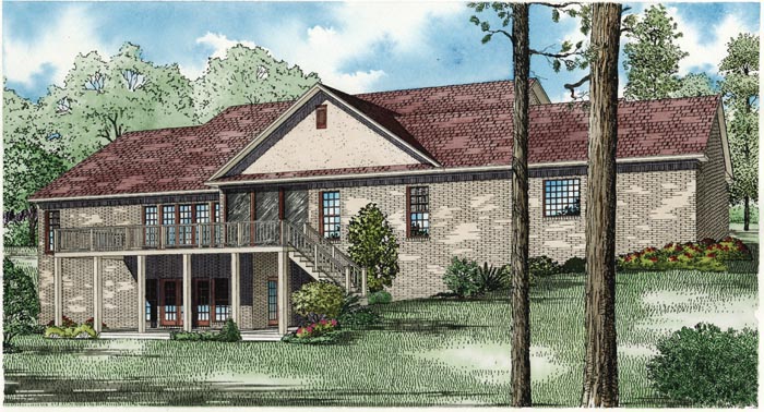 Front View of this 5-Bedroom, 2768 Sq Ft Plan - 153-1950