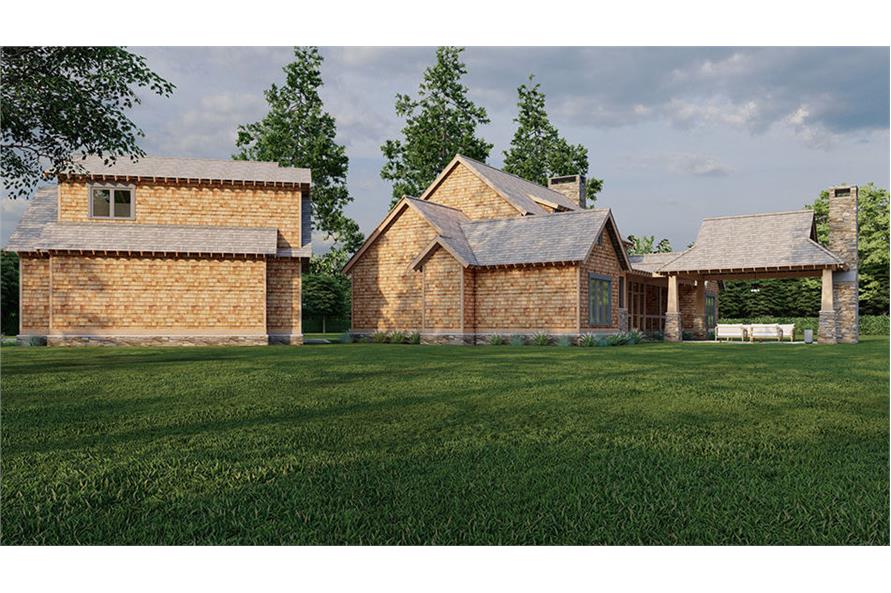Right Side View of this 5-Bedroom,2555 Sq Ft Plan -153-1951