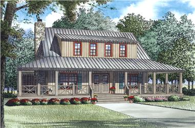 3-Bedroom, 1792 Sq Ft Farmhouse House Plan - 153-1976 - Front Exterior