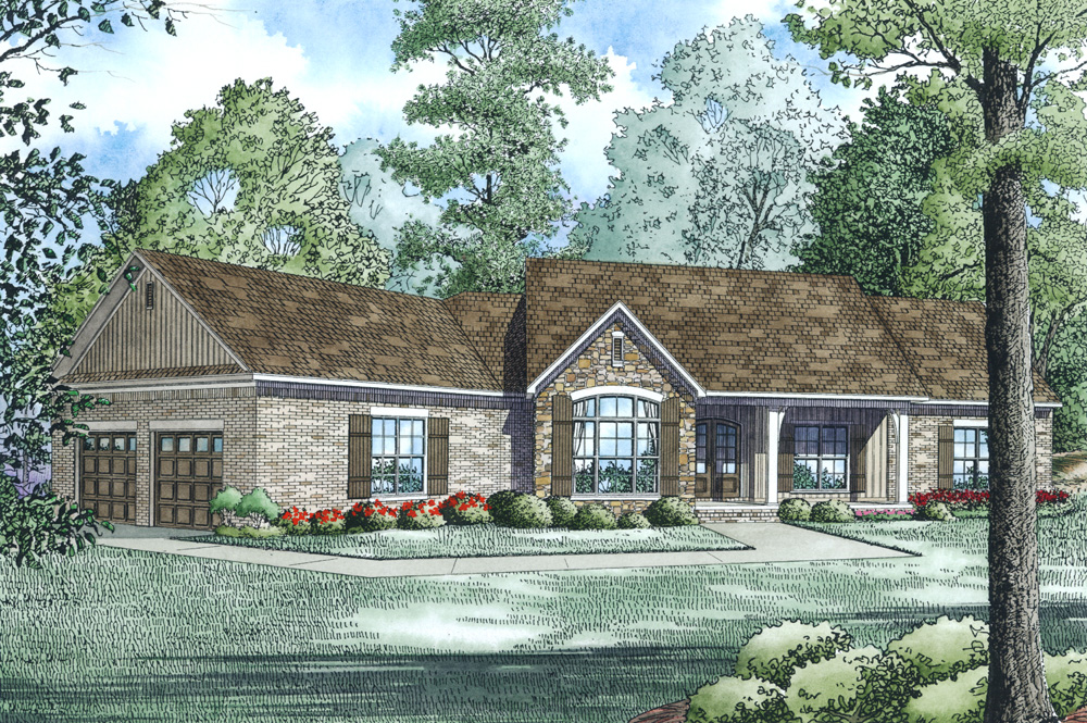 Ranch House  Plan 4 Bedrms 2 5 Baths 2279 Sq Ft 153 