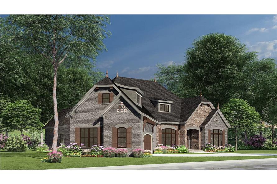 Left View of this 3-Bedroom,2408 Sq Ft Plan -153-1992