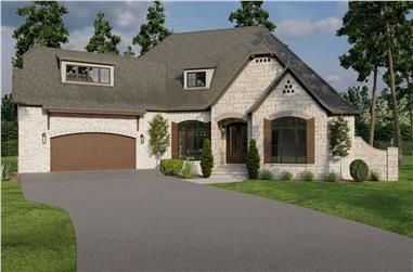 4-Bedroom, 2631 Sq Ft Country Home Plan - 153-1993 - Main Exterior