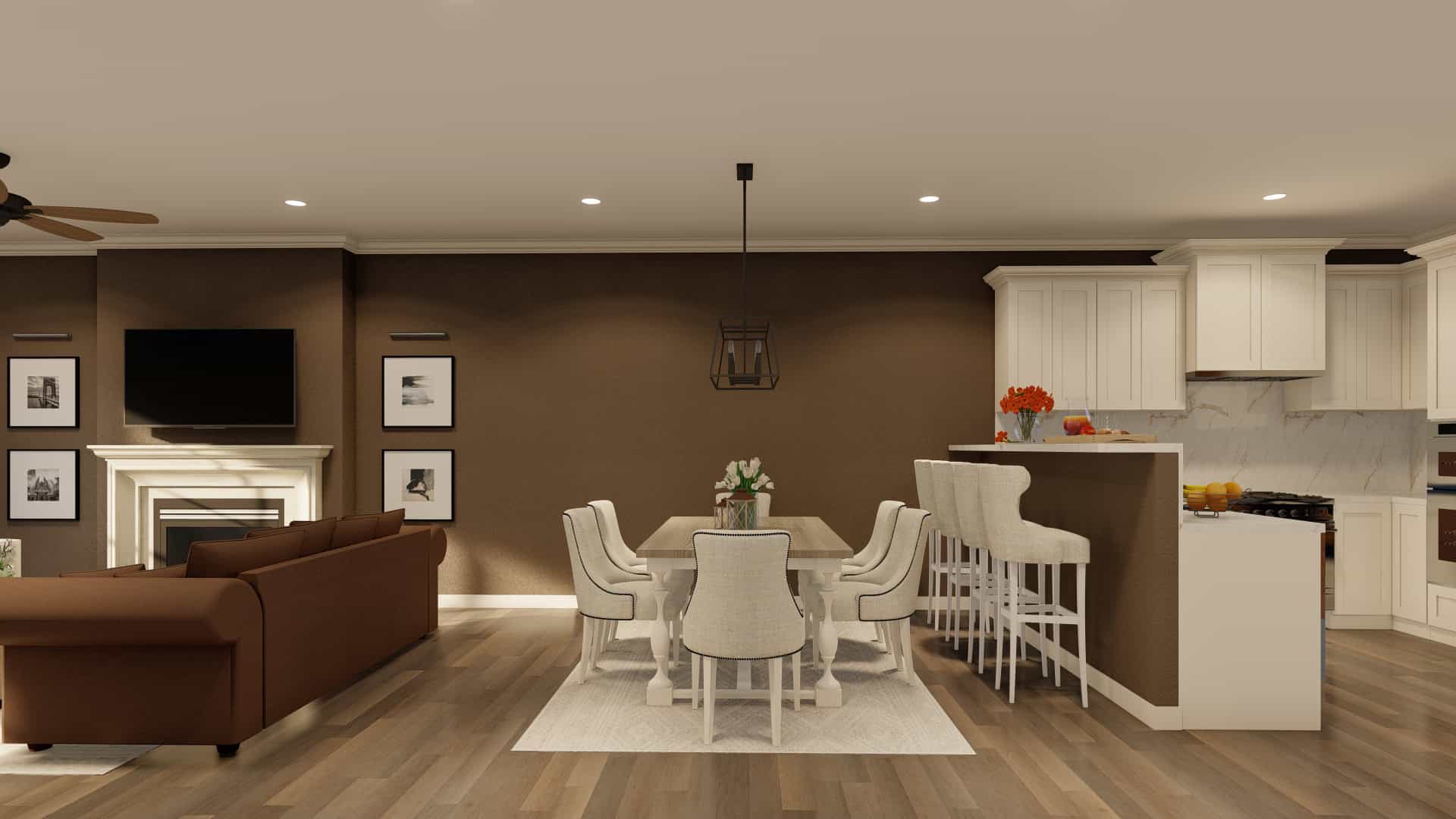 Dining Room of this 2-Bedroom,1510 Sq Ft Plan -153-1997