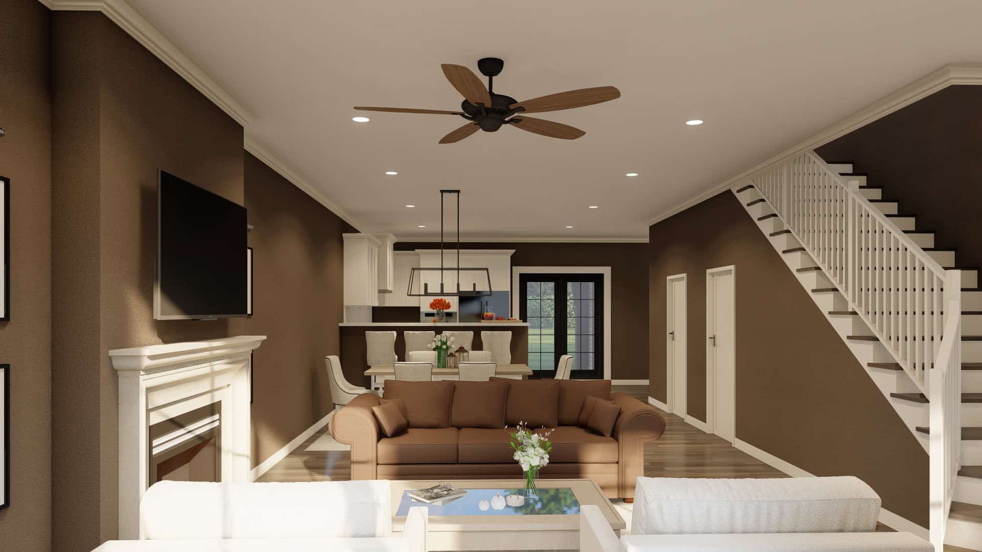 Great Room of this 2-Bedroom,1510 Sq Ft Plan -153-1997