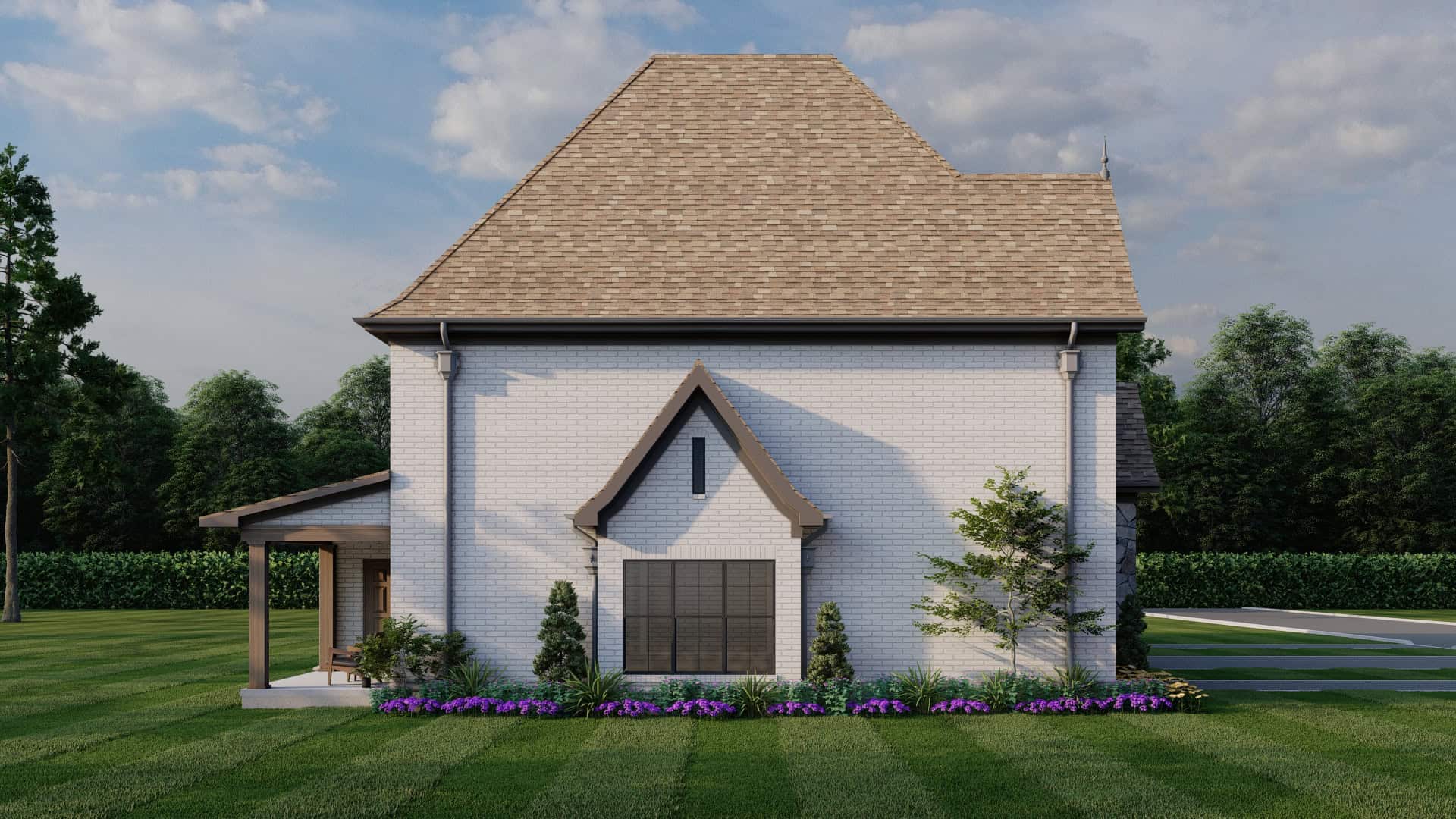 Left Side View of this 2-Bedroom,1510 Sq Ft Plan -153-1997