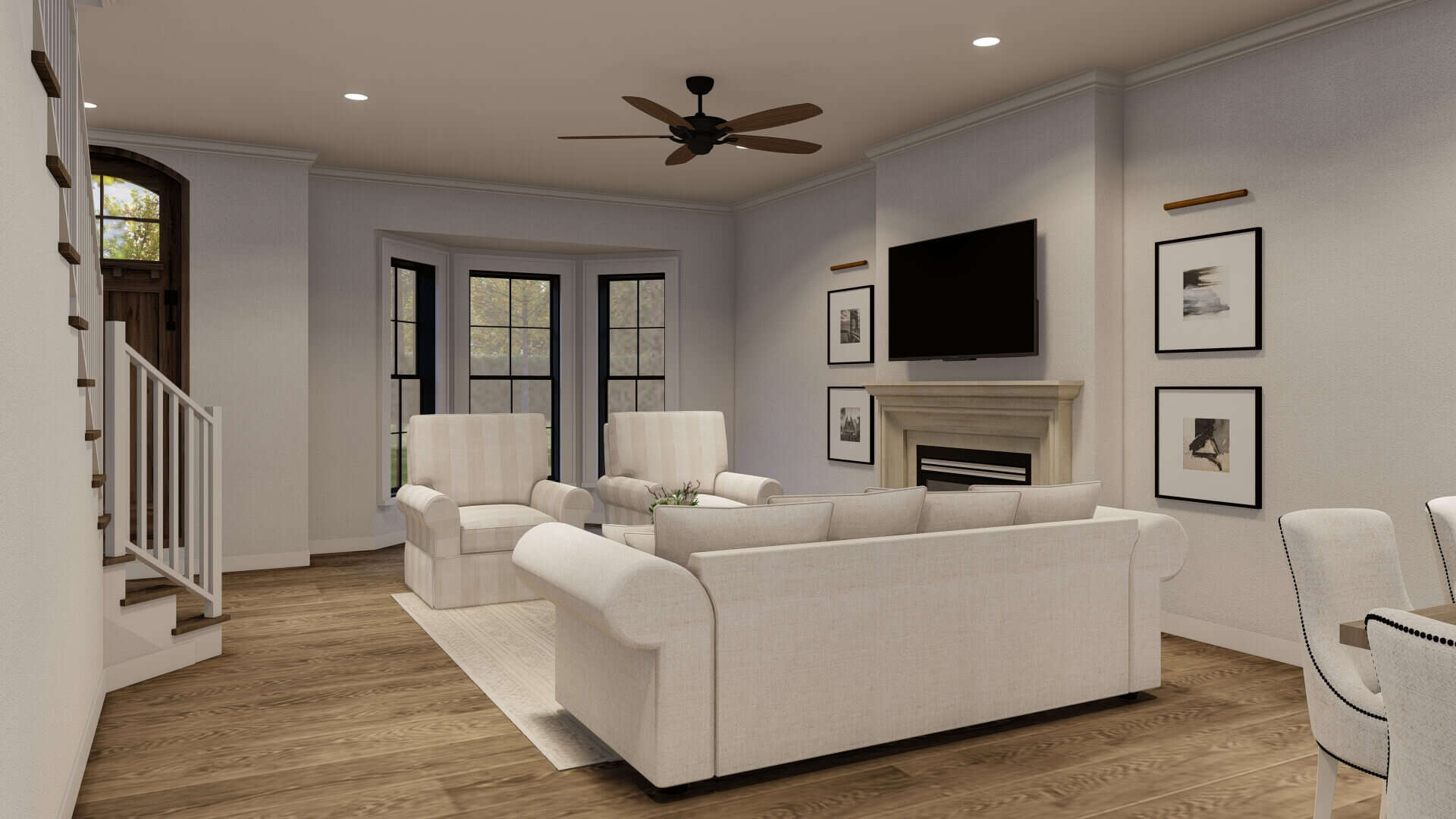 Great Room of this 2-Bedroom,1602 Sq Ft Plan -153-1999