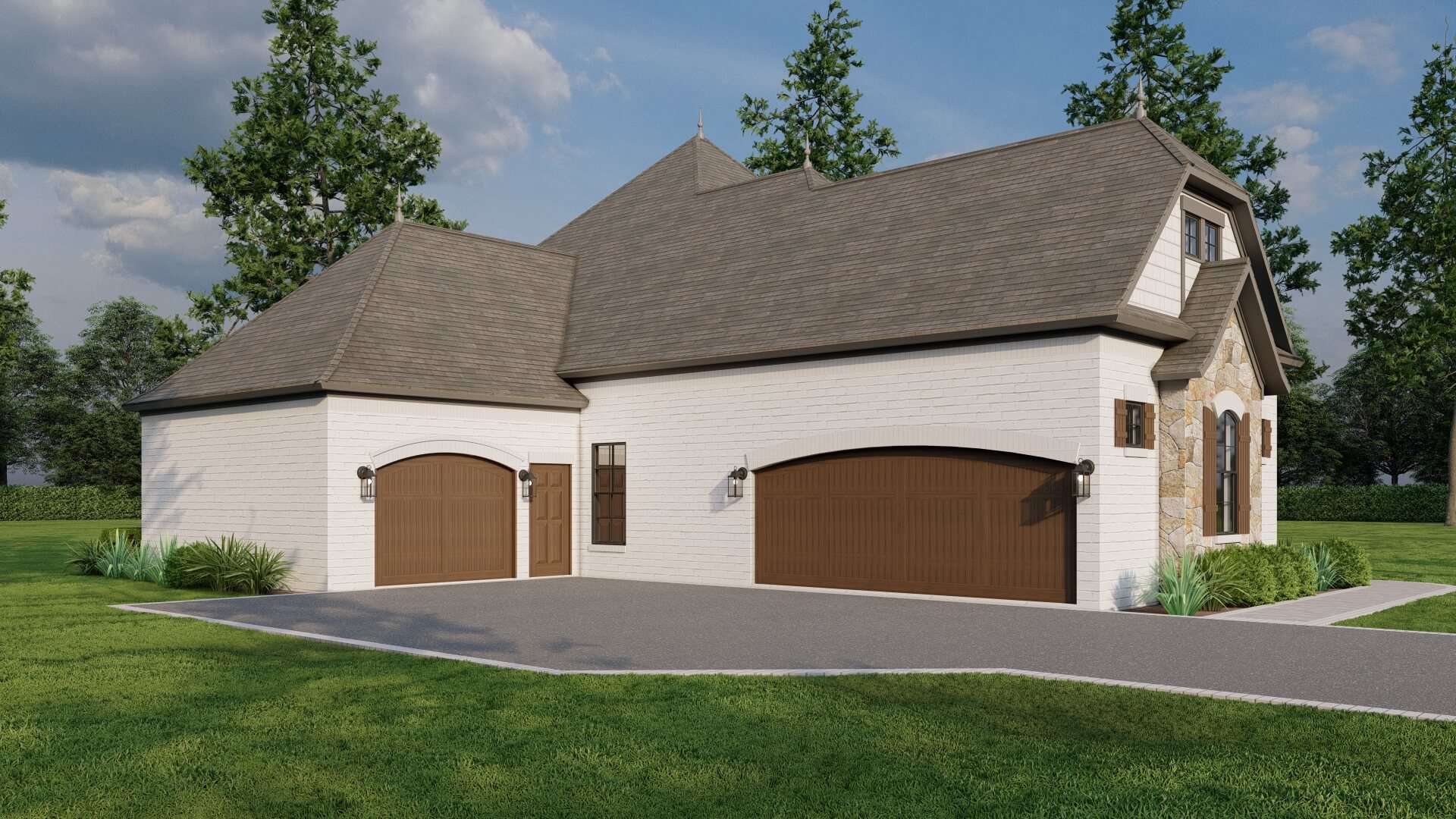 Left Side View of this 4-Bedroom,2545 Sq Ft Plan -153-2006