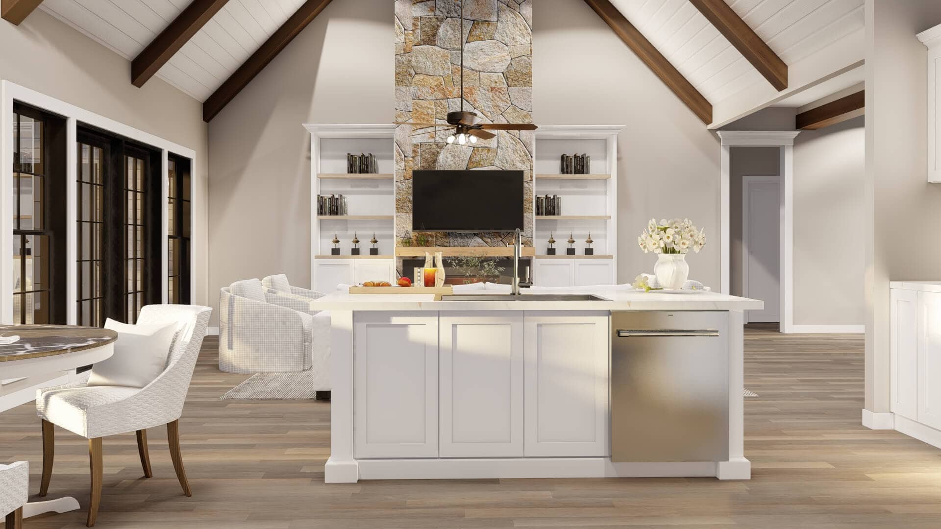 Kitchen: Kitchen Island of this 4-Bedroom,2545 Sq Ft Plan -153-2006