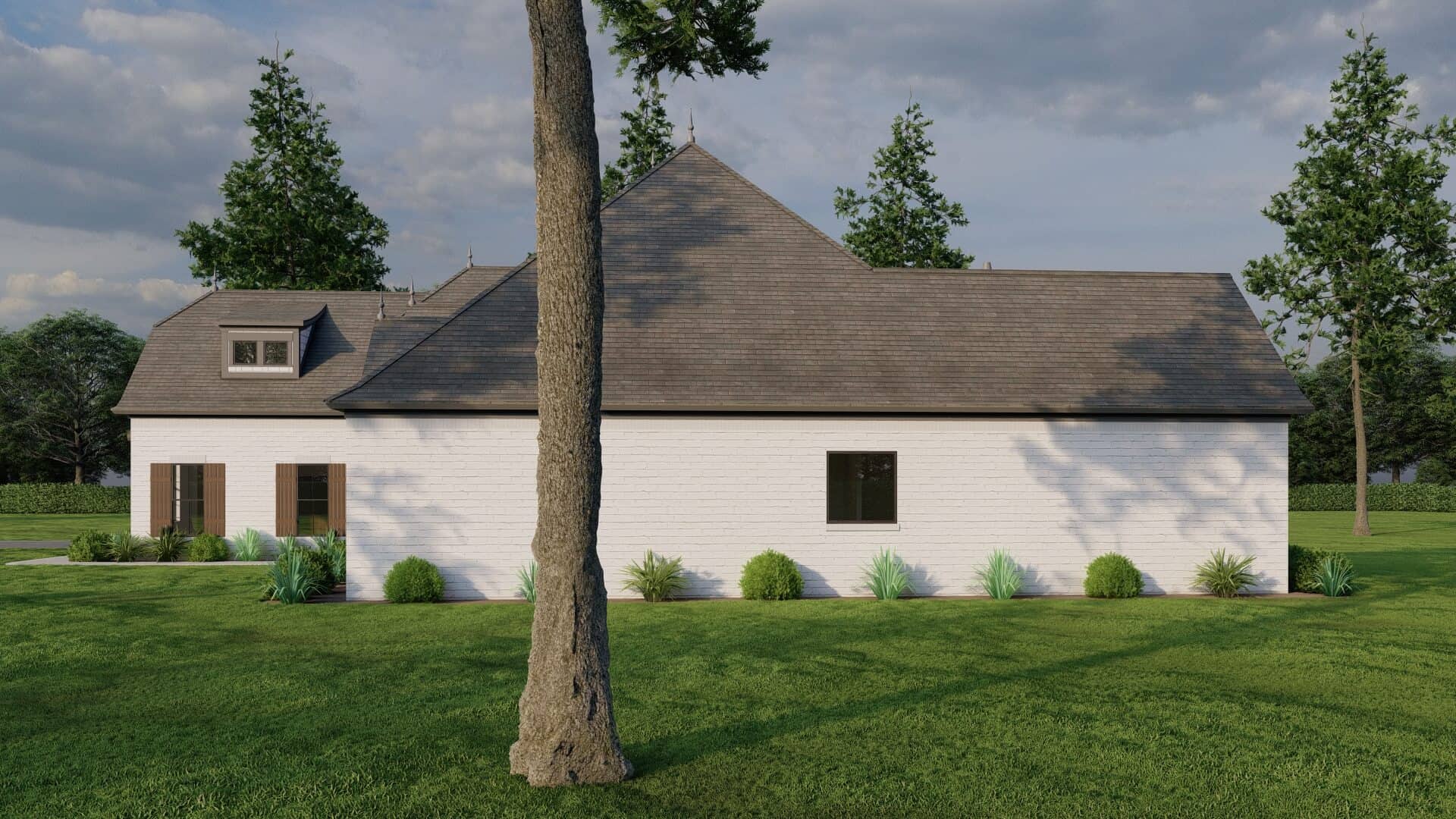 Right Side View of this 4-Bedroom,2545 Sq Ft Plan -153-2006