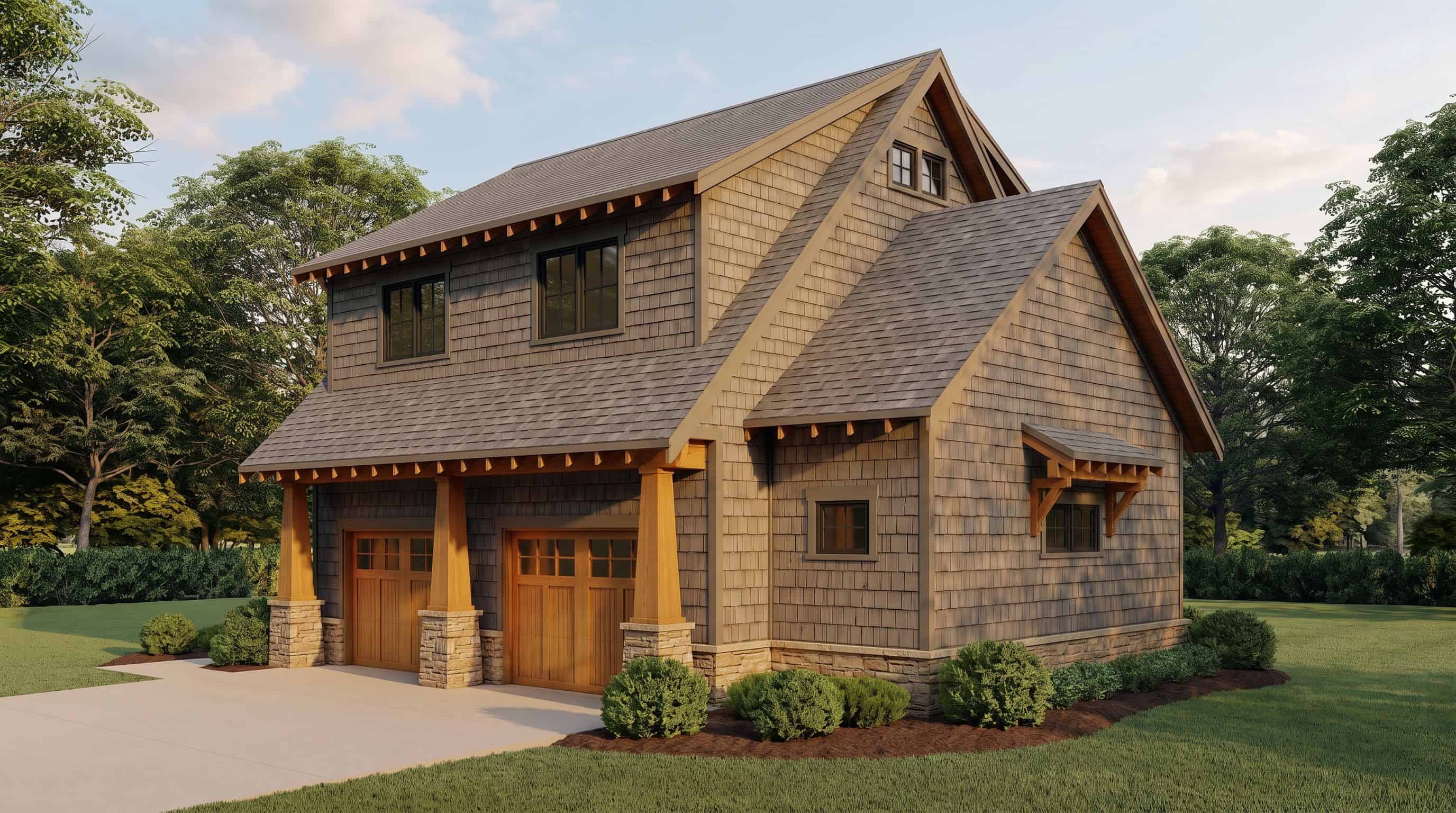 Right Side View of this 1-Bedroom,509 Sq Ft Plan -153-2029