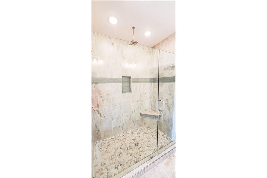 153-2036: Home Interior Photograph-Master Bathroom: Shower