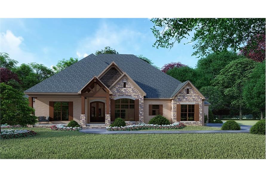 4-Bedroom, 2688 Sq Ft Country Home  - Plan #153-2064 - Main Exterior