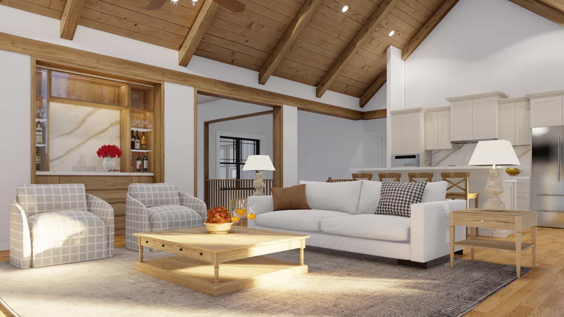 Great Room of this 5-Bedroom,4347 Sq Ft Plan -153-2066