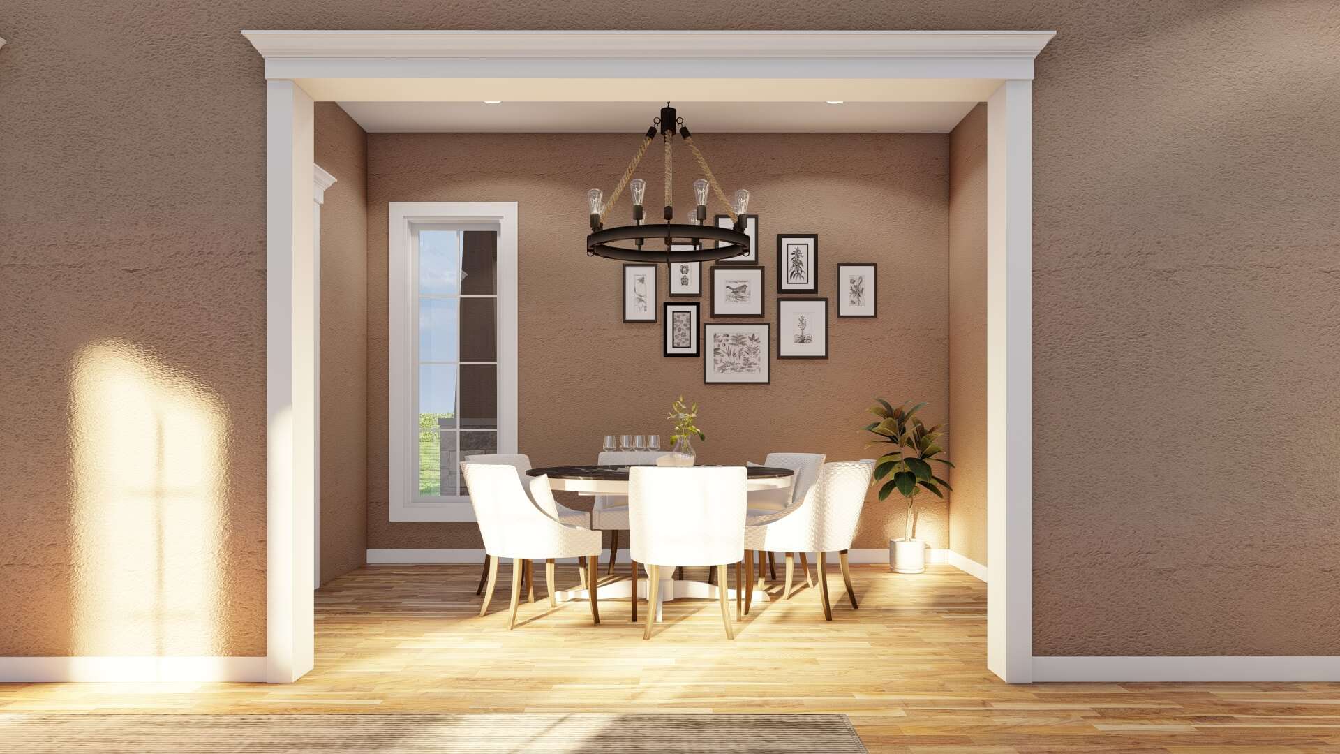 Dining Room of this 4-Bedroom,3251 Sq Ft Plan -153-2075