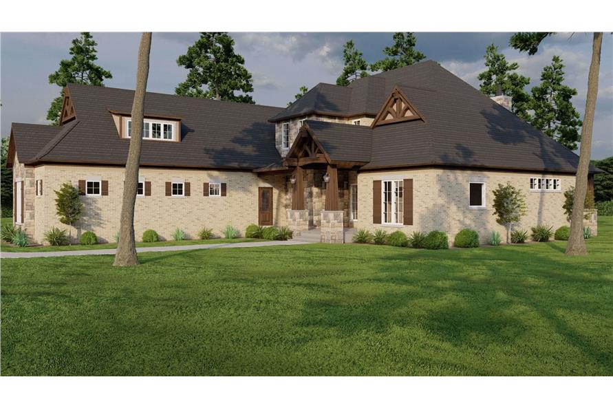 Left Side View of this 4-Bedroom,3251 Sq Ft Plan -153-2075