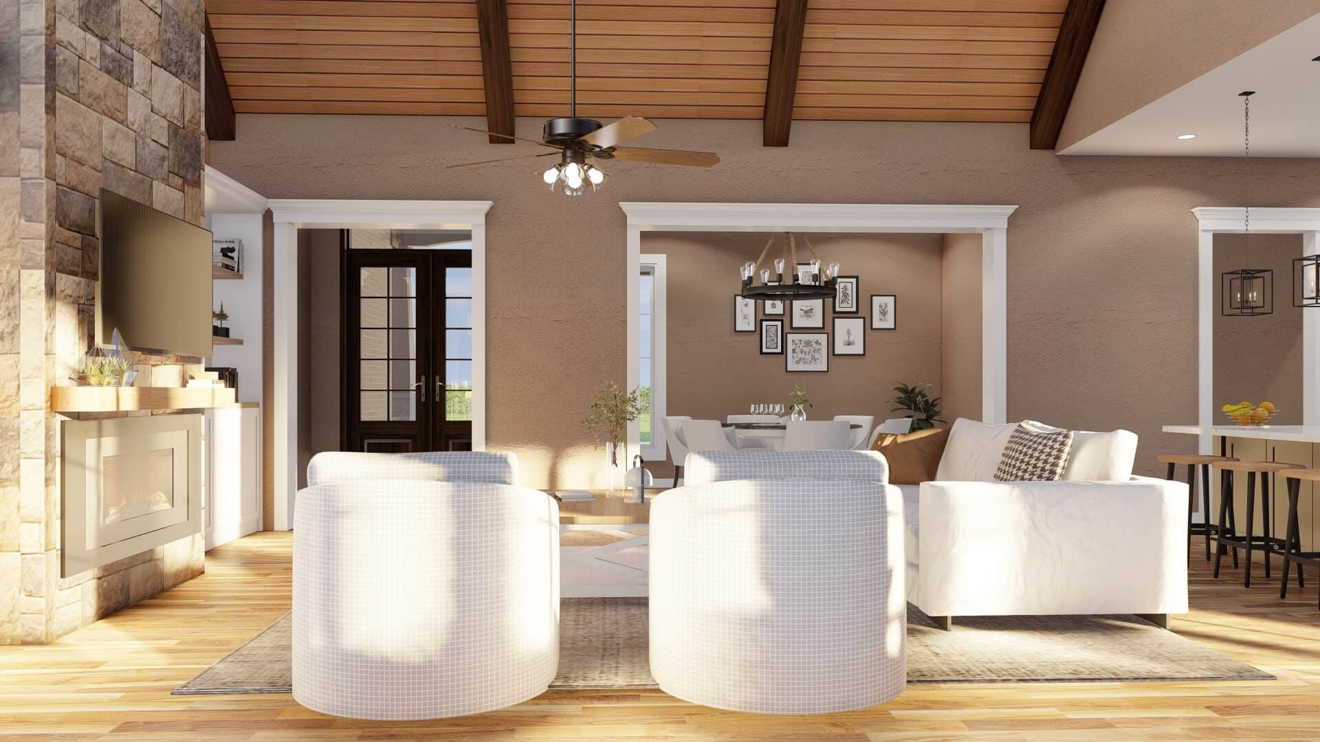 Great Room of this 4-Bedroom,3251 Sq Ft Plan -153-2075