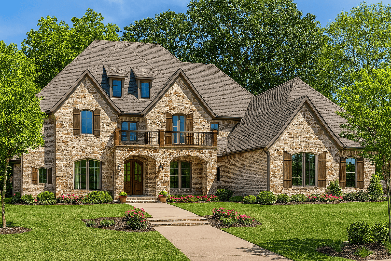 European home plan (ThePlanCollection: Plan #153-2076)