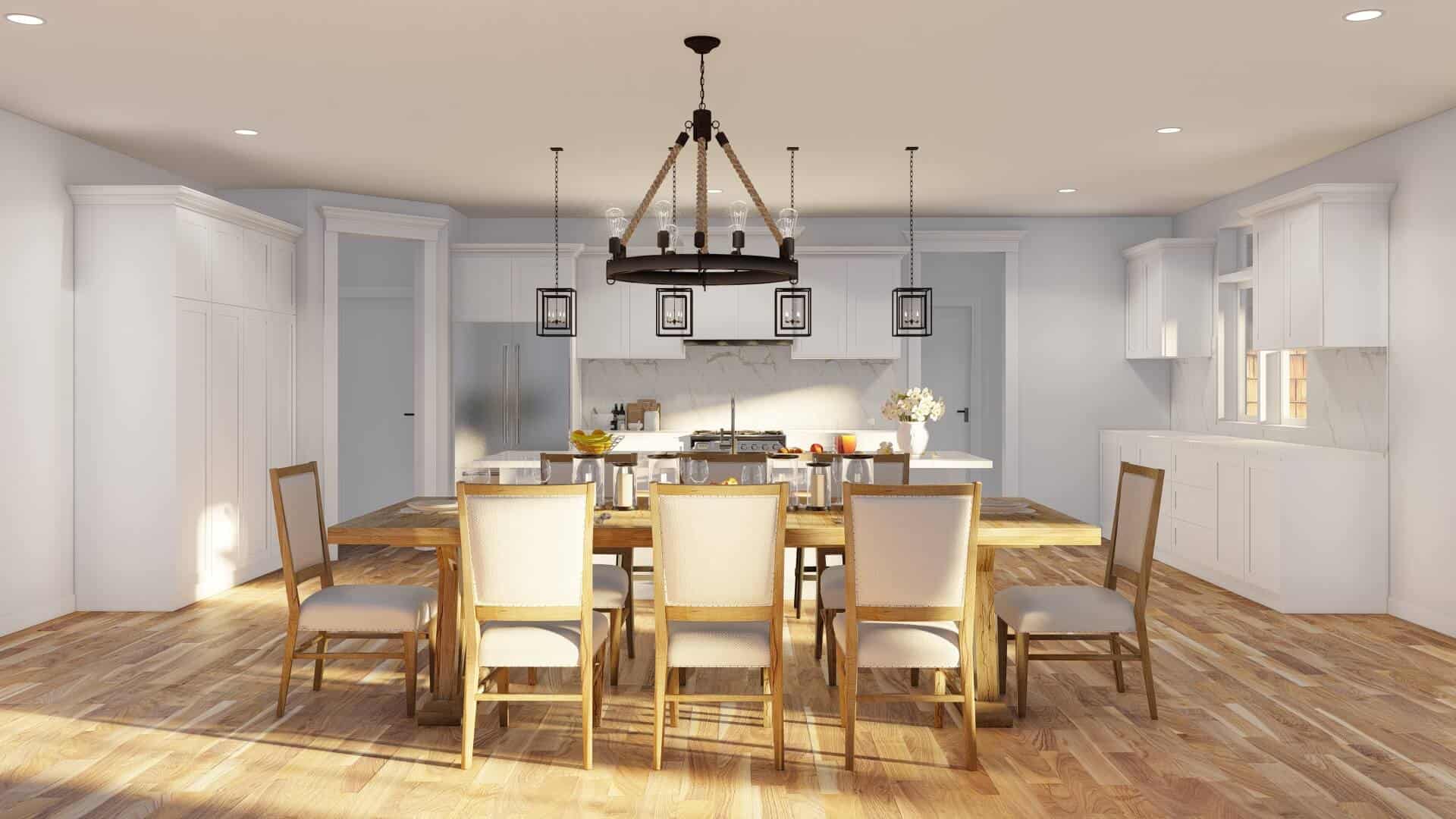 Dining Room of this 3-Bedroom,3417 Sq Ft Plan -153-2080