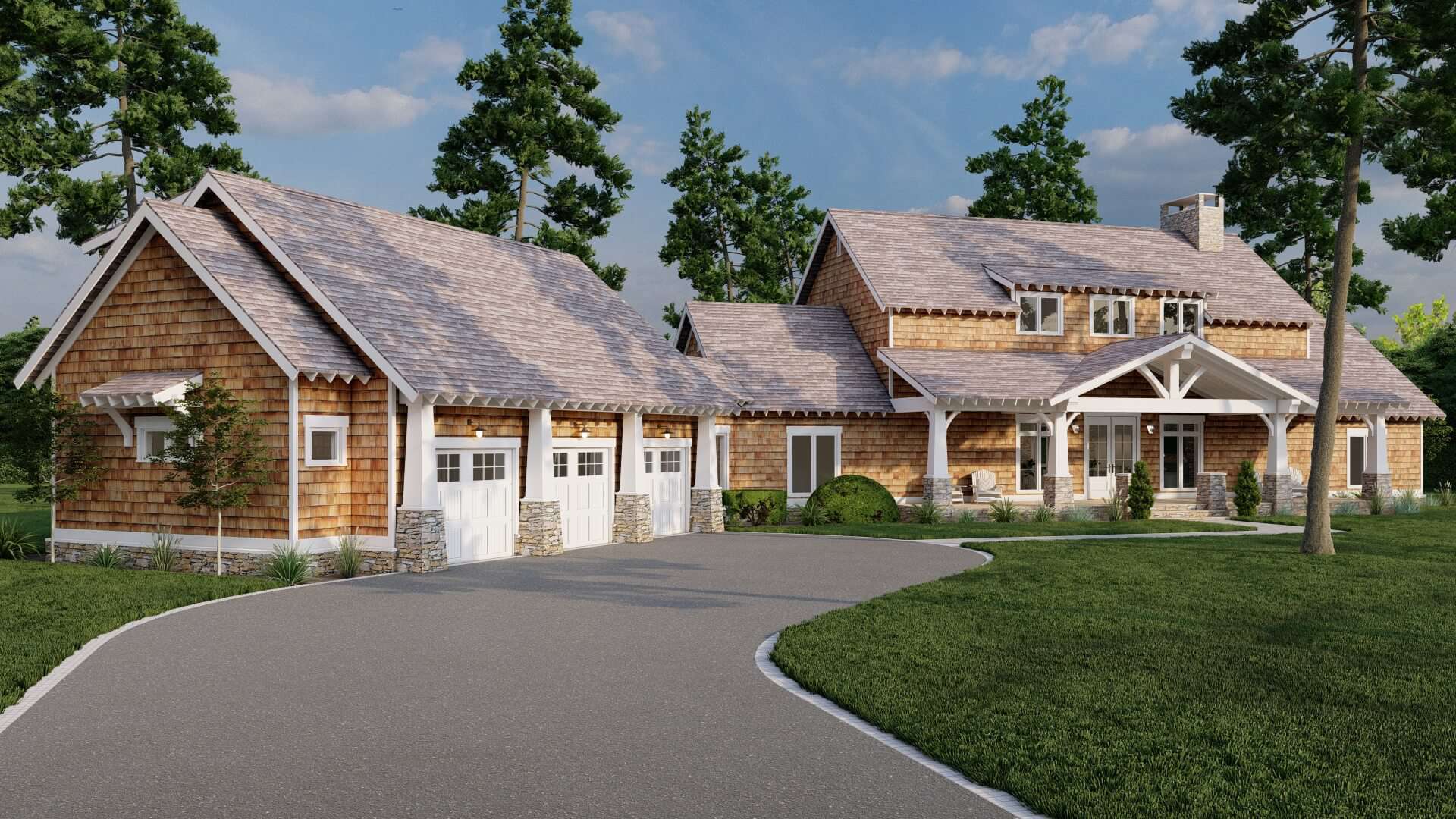 Left Side View of this 3-Bedroom,3417 Sq Ft Plan -153-2080