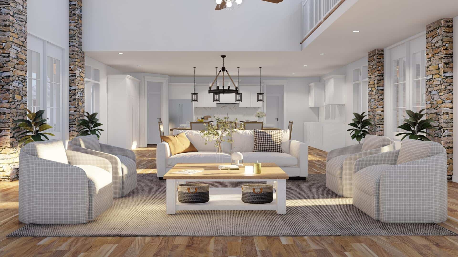 Great Room of this 3-Bedroom,3417 Sq Ft Plan -153-2080