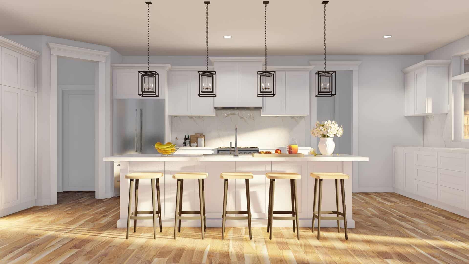 Kitchen: Kitchen Island of this 3-Bedroom,3417 Sq Ft Plan -153-2080