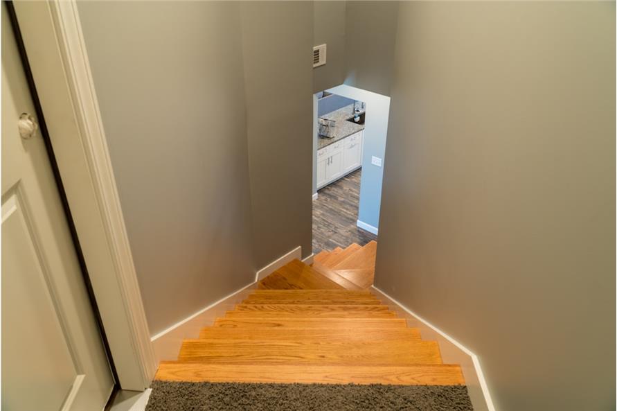 153-2083: Home Interior Photograph-Entry Hall: Staircase