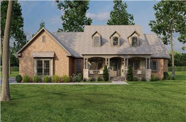 3-Bedroom, 2328 Sq Ft Country Plan #153-2109 - Front Exterior