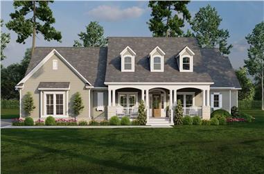 Country House Plan - 4 Bedrms, 3 Baths - 2516 Sq Ft - #153-2115