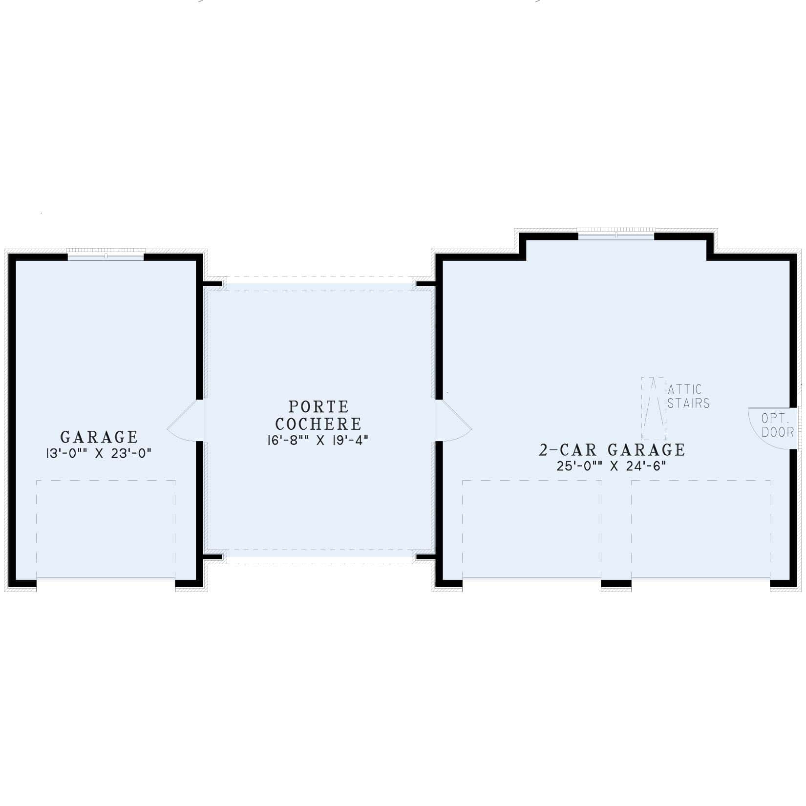 Garage of Garage Plan #153-2131