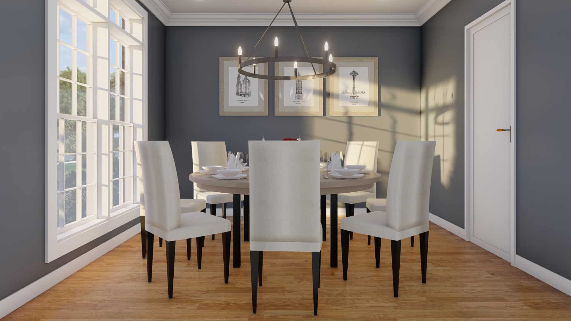 Dining Room of this 3-Bedroom,1714 Sq Ft Plan -153-2136