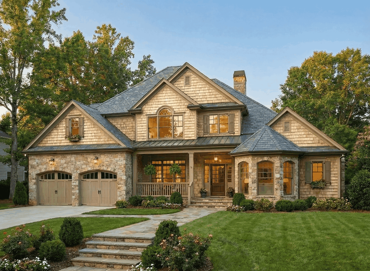 Front View of this 4-Bedroom,3343 Sq Ft Plan -153-2139