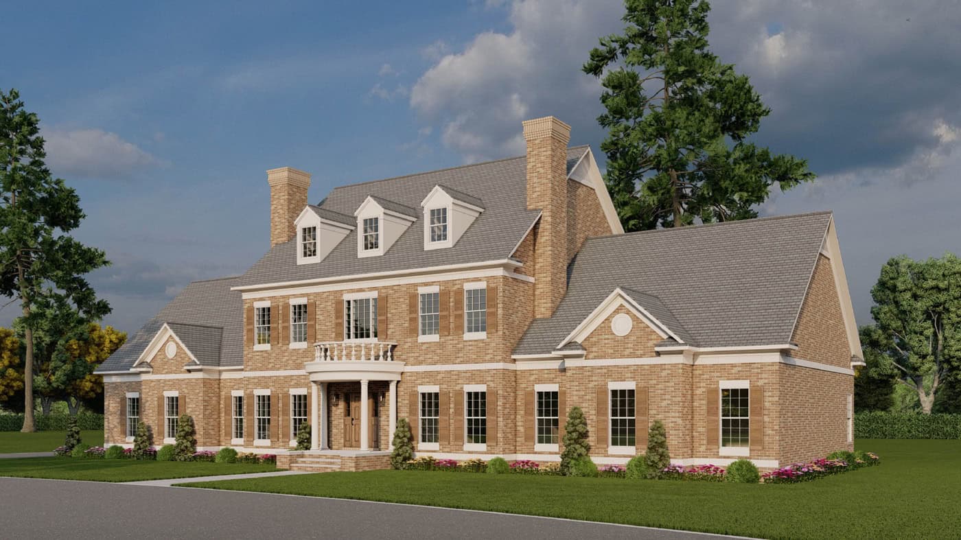 Left Side View of this 4-Bedroom,4996 Sq Ft Plan -153-2140