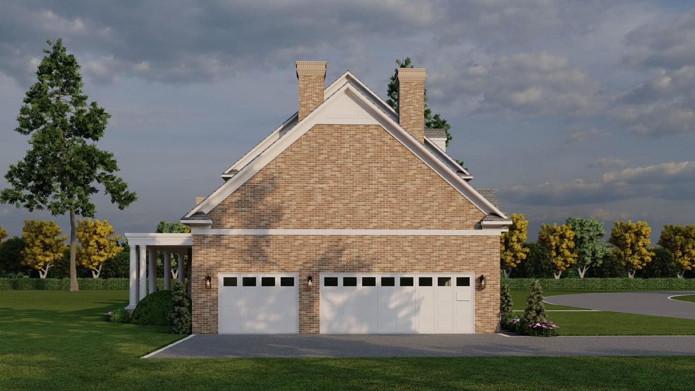 Right Side View of this 4-Bedroom,4996 Sq Ft Plan -153-2140