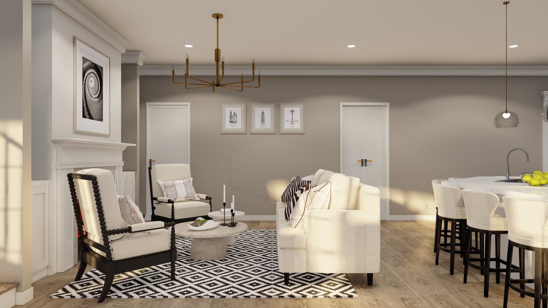 Great Room of this 4-Bedroom,4996 Sq Ft Plan -153-2140