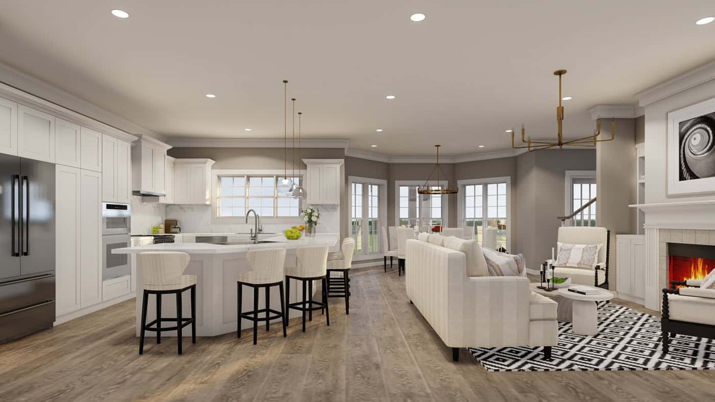 Great Room of this 4-Bedroom,4996 Sq Ft Plan -153-2140