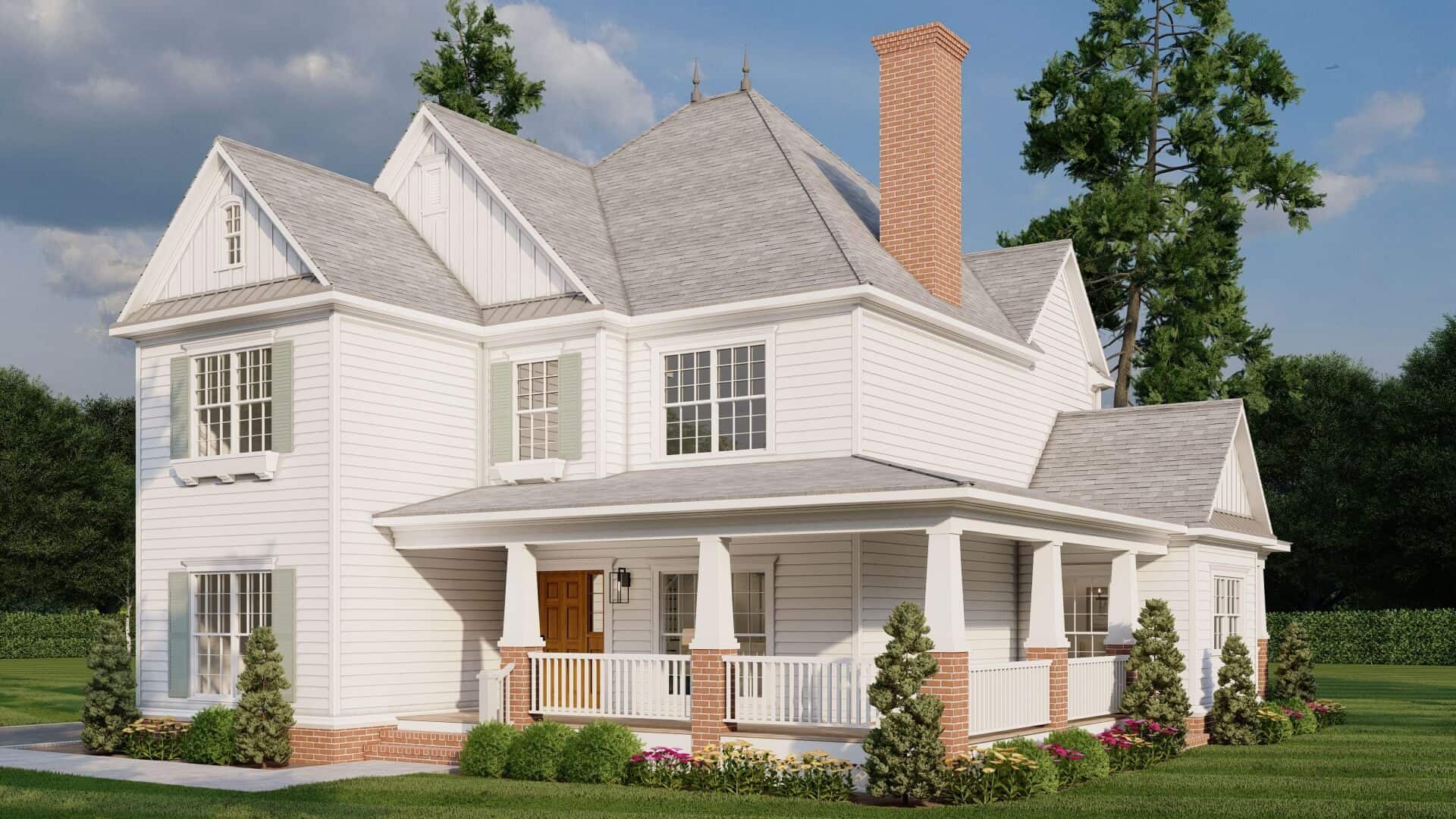 Right Side View of this 5-Bedroom,2516 Sq Ft Plan -153-2141