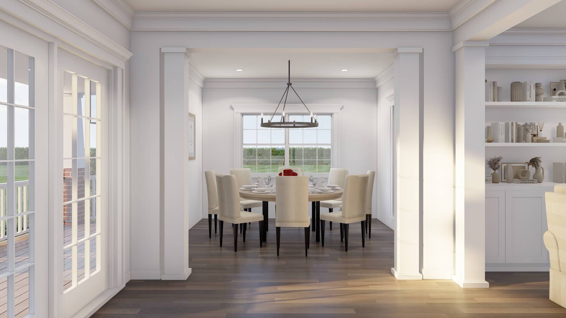 Dining Room of this 5-Bedroom,2516 Sq Ft Plan -153-2141