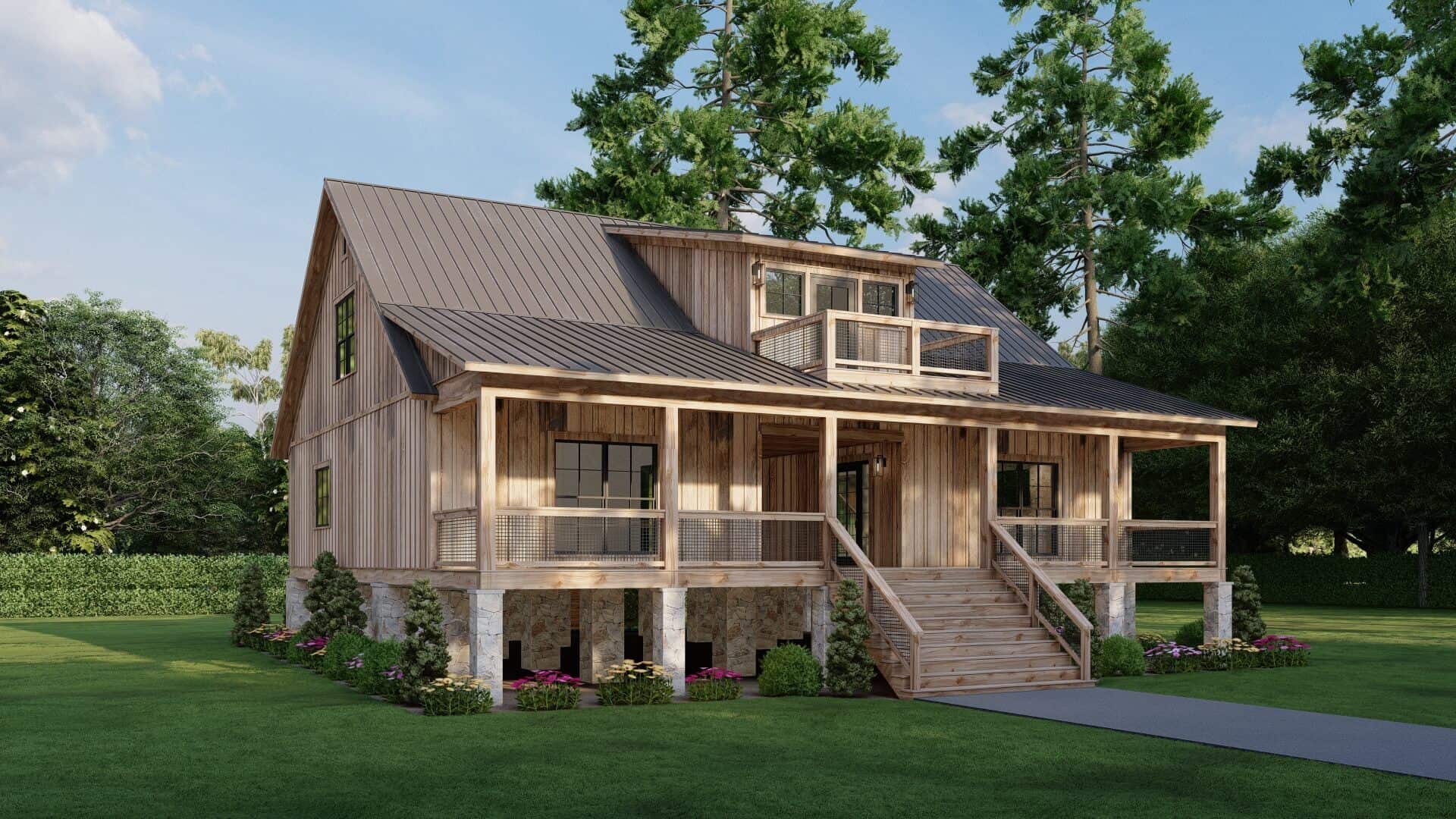 Left Side View of this 3-Bedroom,2506 Sq Ft Plan -153-2142