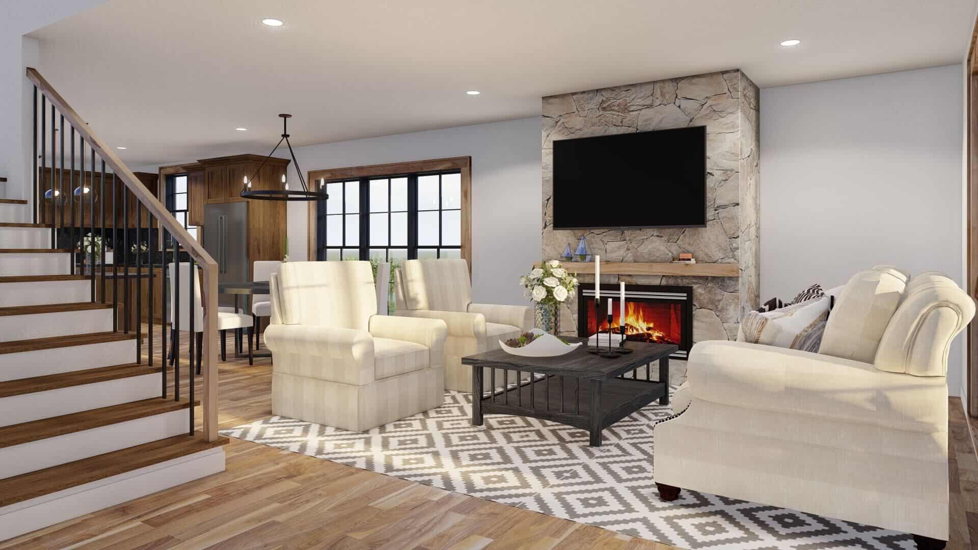 Great Room of this 3-Bedroom,2506 Sq Ft Plan -153-2142