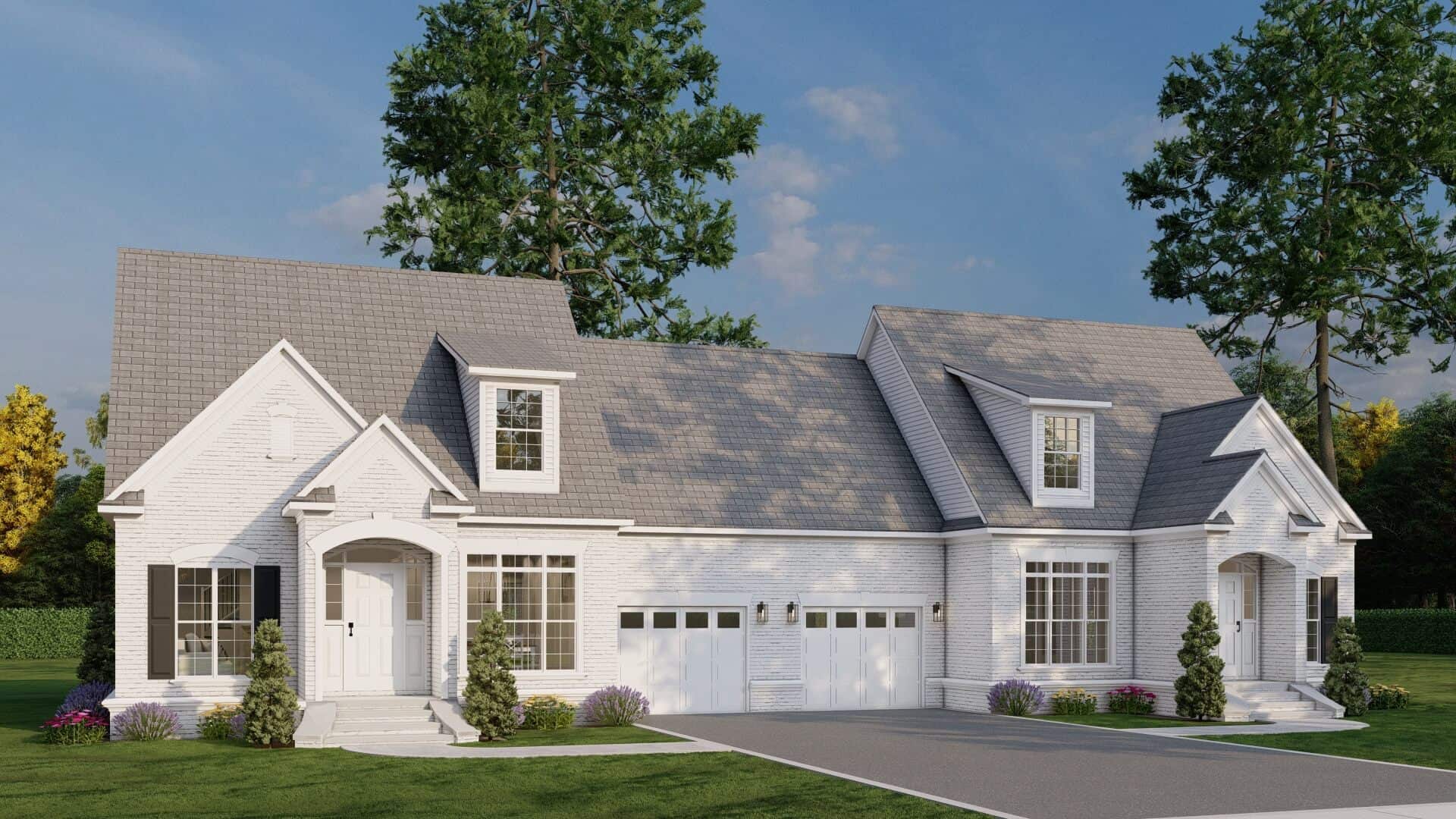 Left Side View of this 3-Bedroom,1683 Sq Ft Plan -153-2144