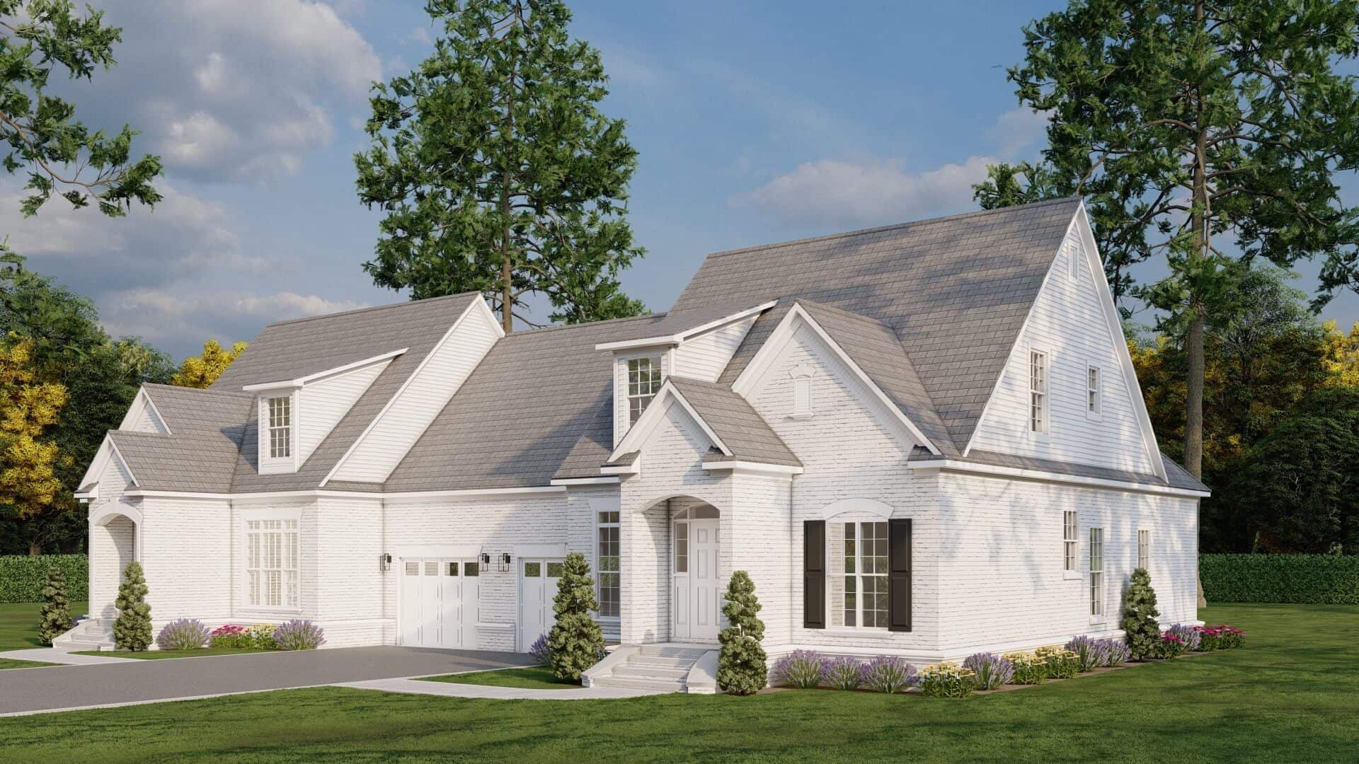 Right Side View of this 3-Bedroom,1683 Sq Ft Plan -153-2144