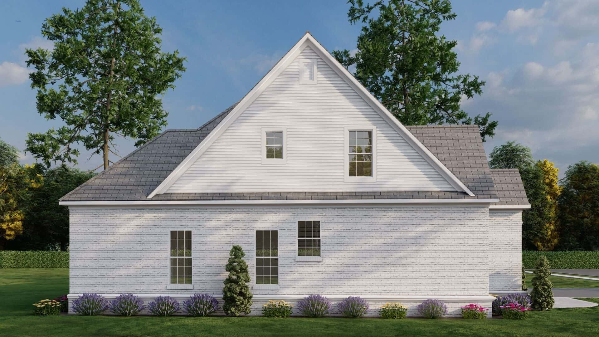Left Side View of this 3-Bedroom,1683 Sq Ft Plan -153-2144