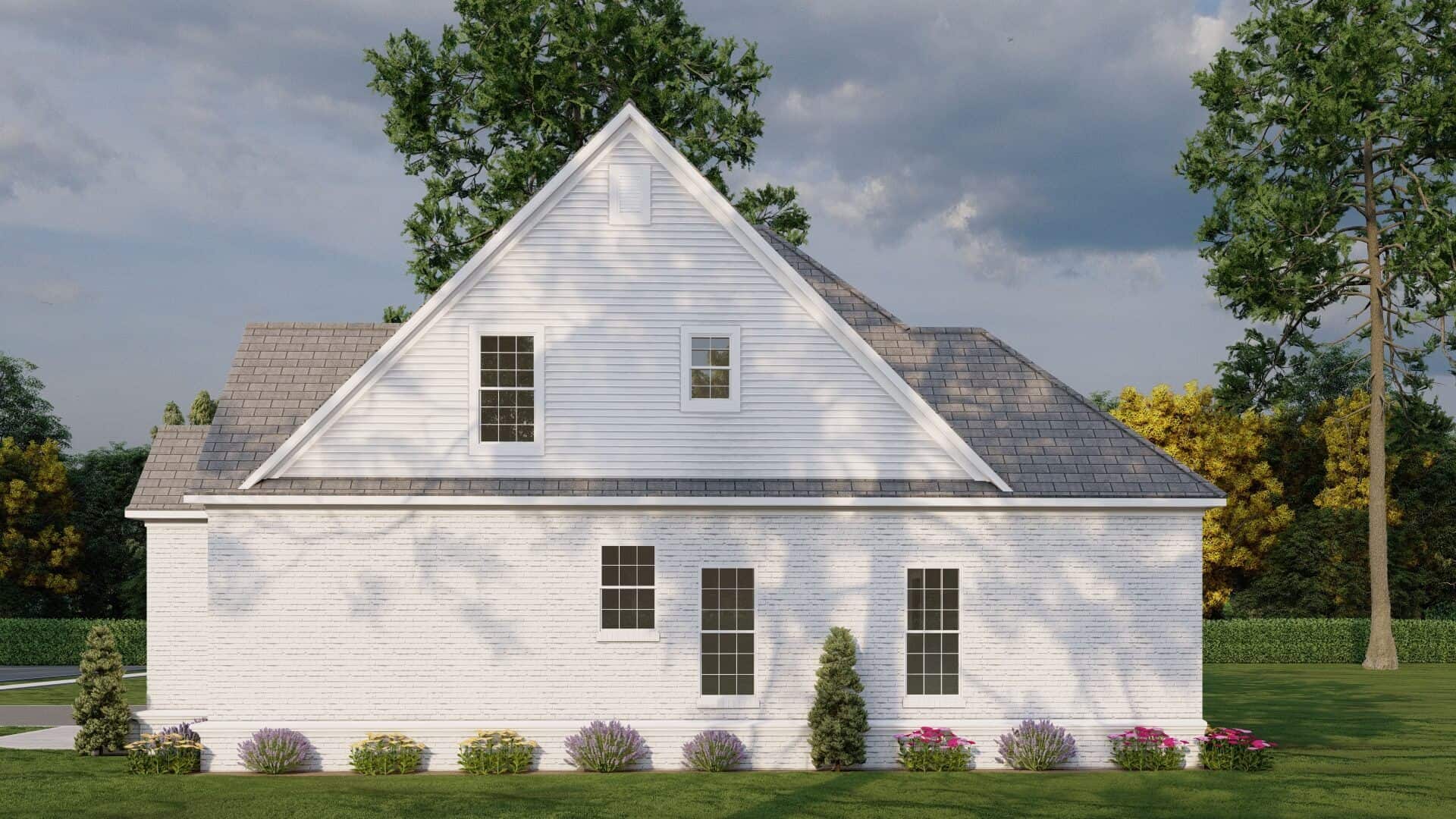 Right Side View of this 3-Bedroom,1683 Sq Ft Plan -153-2144