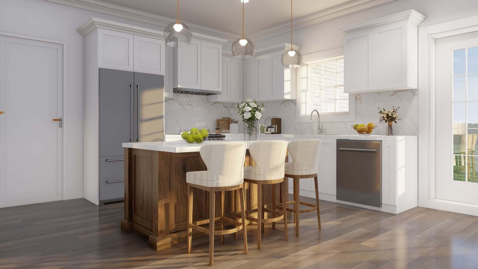 Kitchen of this 3-Bedroom,1683 Sq Ft Plan -153-2144