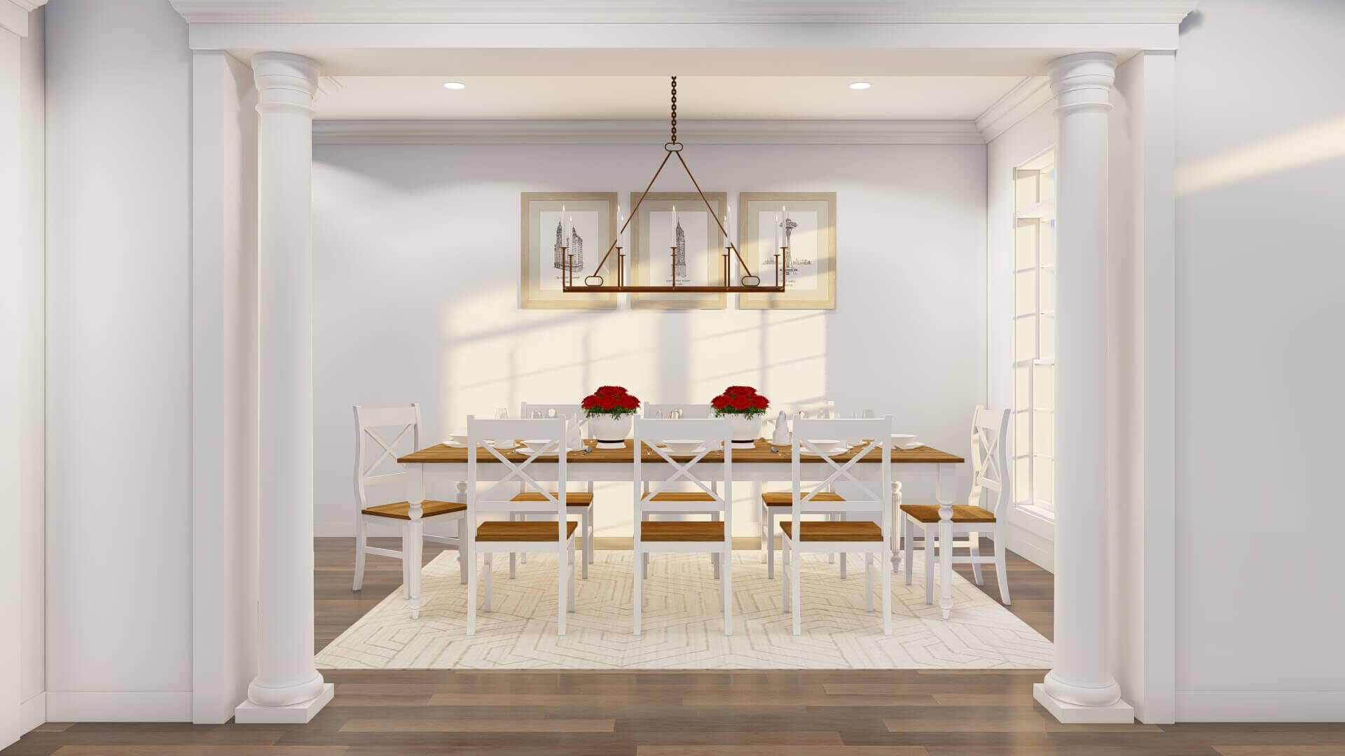 Dining Room of this 3-Bedroom,1683 Sq Ft Plan -153-2144