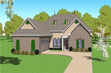 3-Bedroom, 2366 Sq Ft Ranch House Plan - 155-1002 - Front Exterior