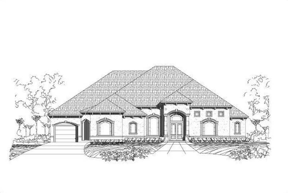 Main image for house plan # 16054