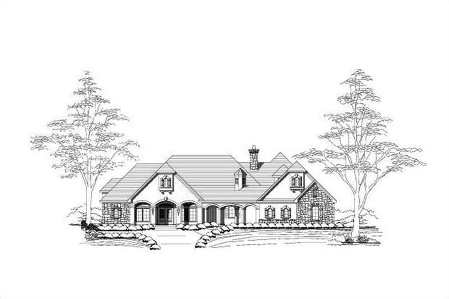Main image for house plan # 16069