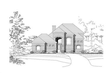3-Bedroom, 2860 Sq Ft Traditional Home Plan - 156-1086 - Main Exterior